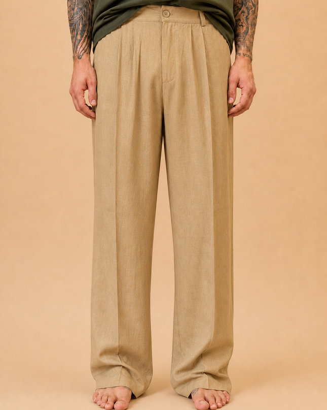 PANTALONE SANTIAGO PREMIUM IN LINO