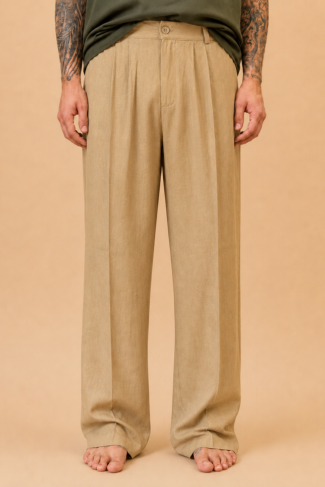 PANTALONE SANTIAGO PREMIUM IN LINO