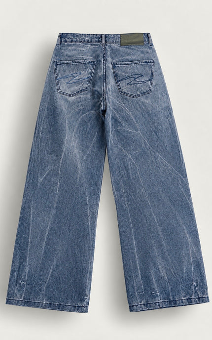Cloud denim pants