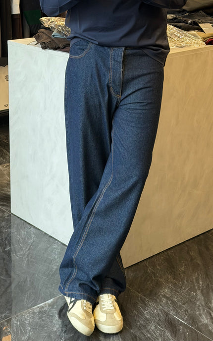 Jeans loose fit - raw denim