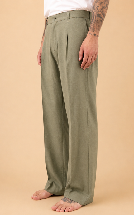 PANTALONE PORTO CERVO IN LINO