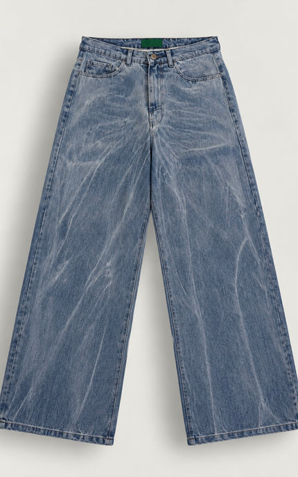 Cloud denim pants