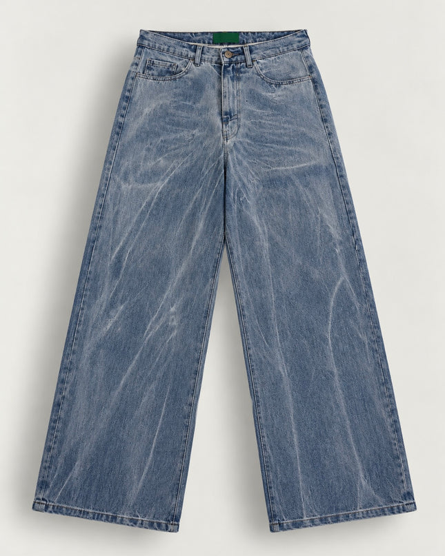 Cloud denim pants