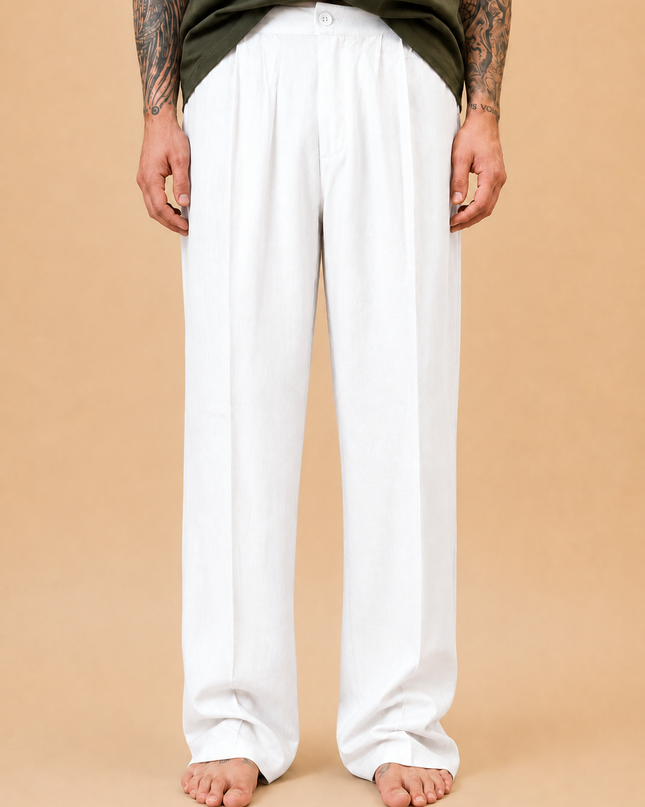PANTALONE SANTIAGO PREMIUM IN LINO