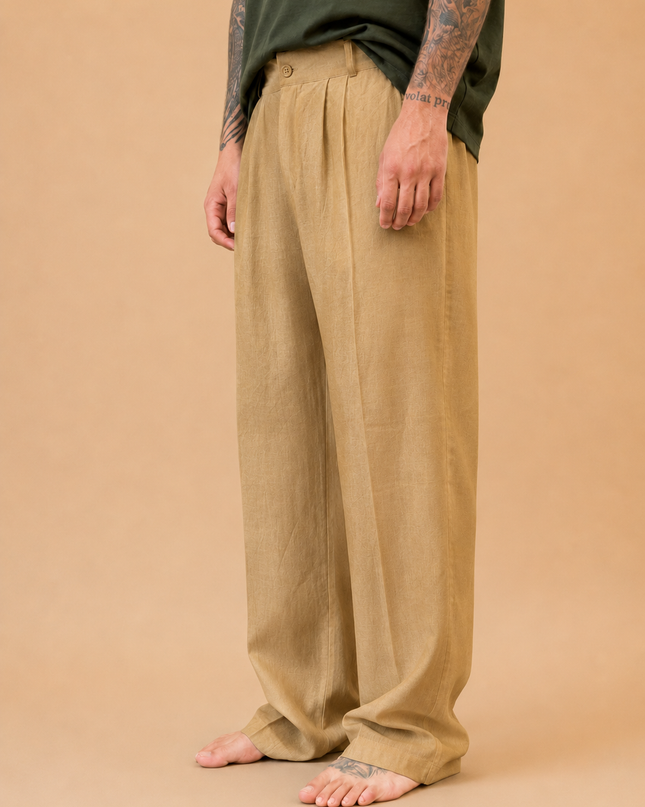 PANTALONE SANTIAGO PREMIUM IN LINO