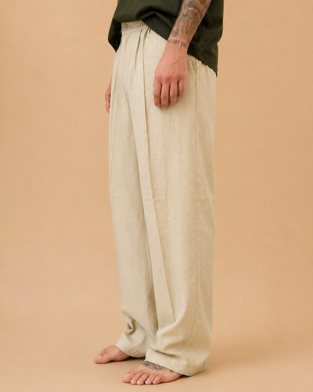 PANTALONE SANTIAGO PREMIUM IN LINO