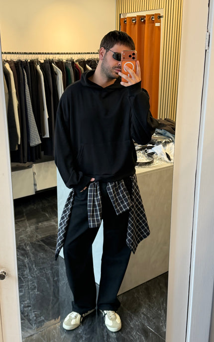 Wide denim - Nero