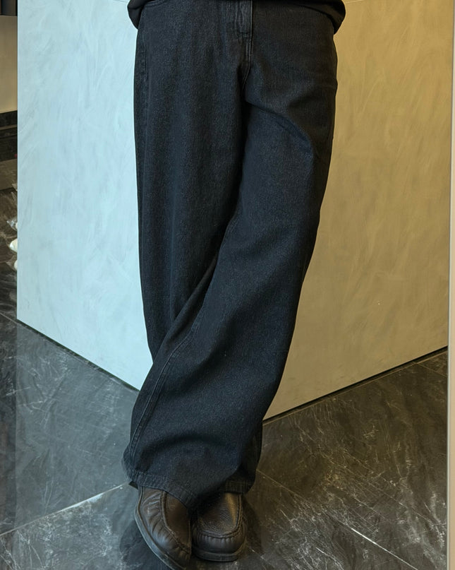 Jeans baggy fit lavaggio 0 nero