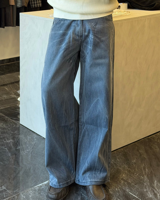 Cloud denim pants