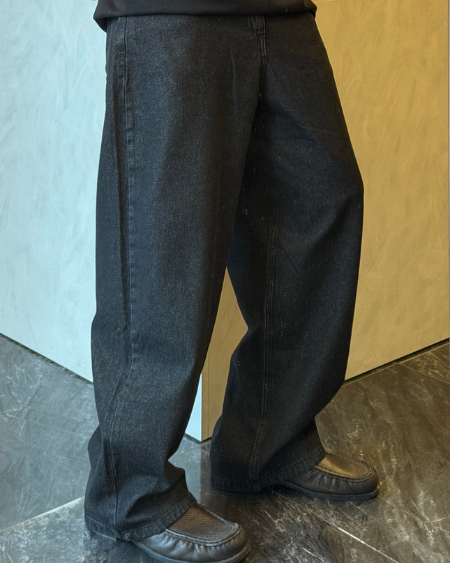 Jeans baggy fit lavaggio 0 nero
