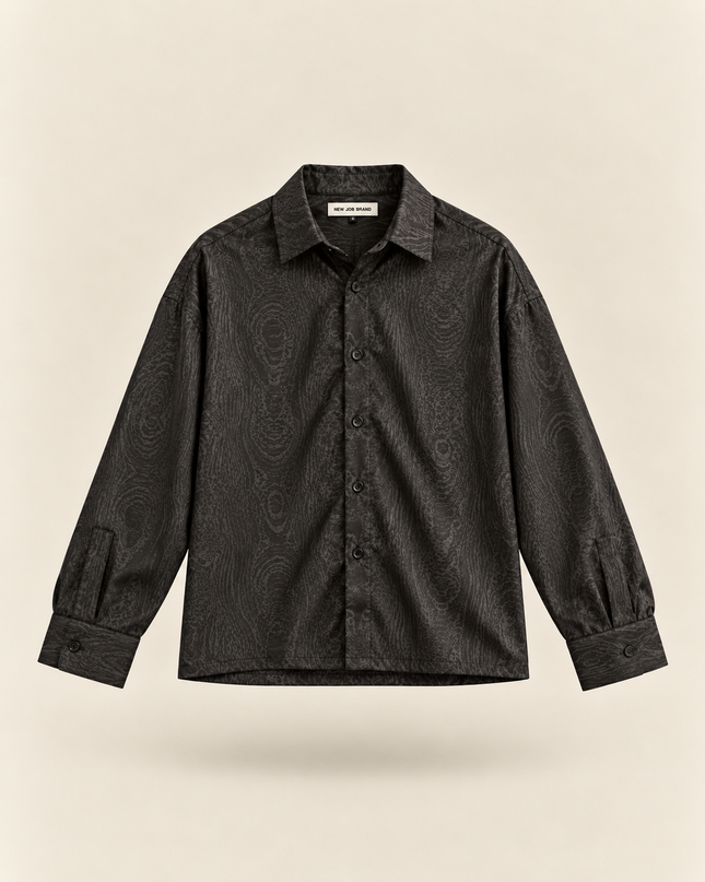 Camicia fluida fantasia squamata