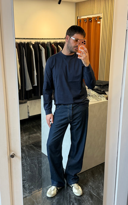 Jeans loose fit - raw denim