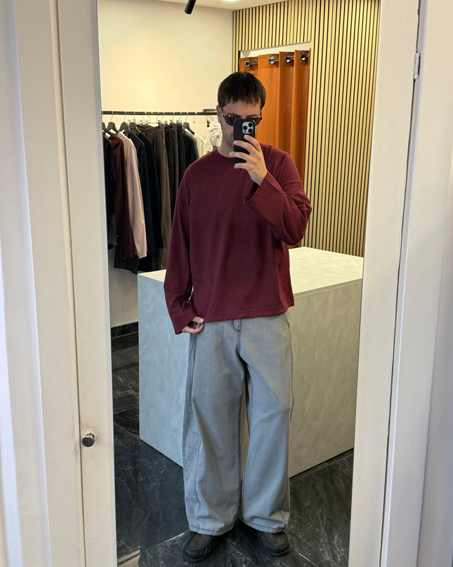Perfect Longsleeve -Bordeaux