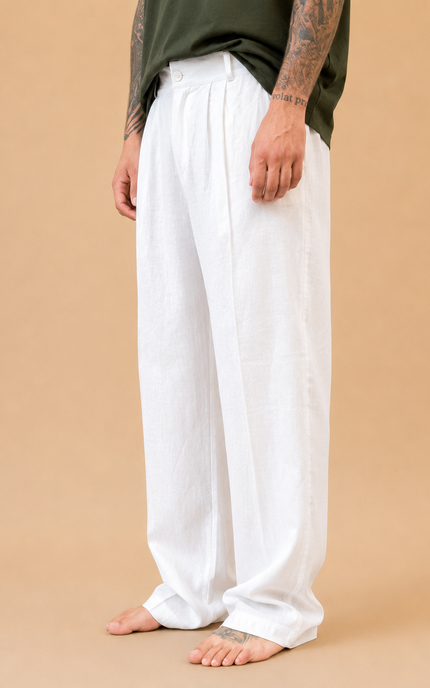 PANTALONE SANTIAGO PREMIUM IN LINO