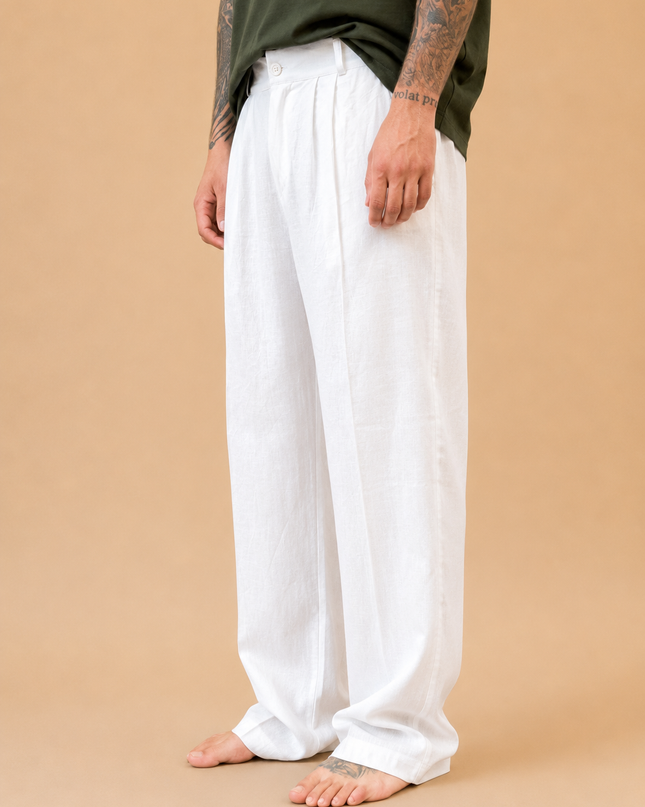 PANTALONE SANTIAGO PREMIUM IN LINO