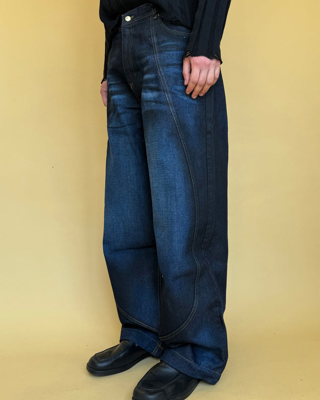 CHIAGO SPRAY EFFECT BLUE DENIM