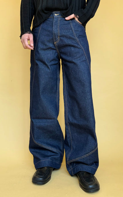 CHICAGO RAW EFFECT BLUE DENIM