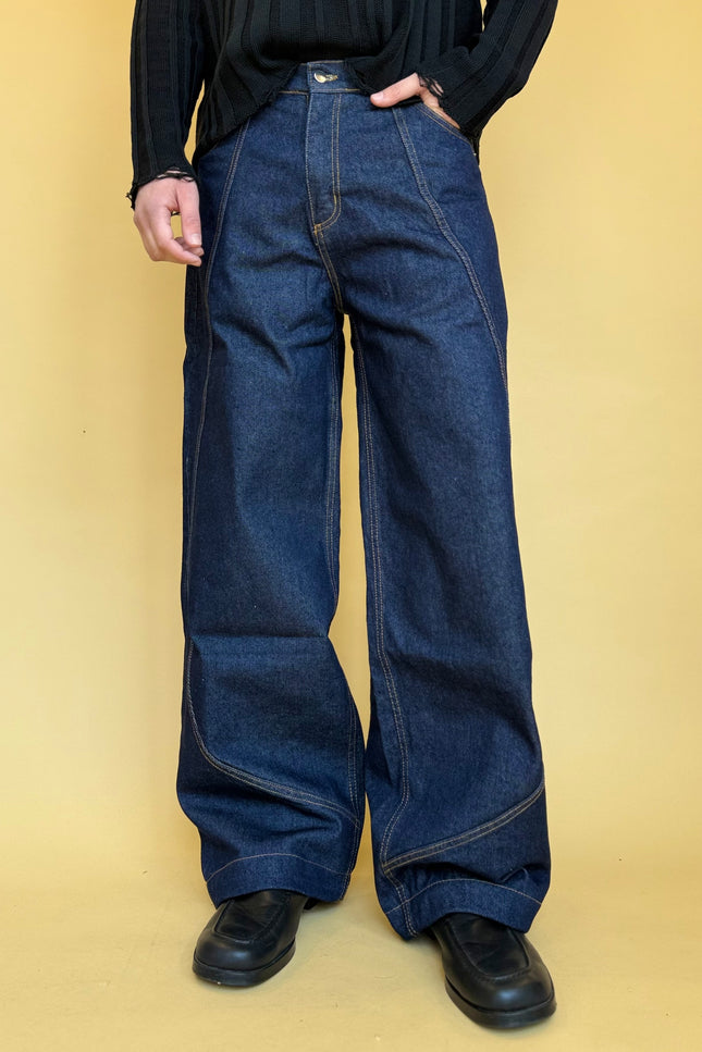 CHICAGO RAW EFFECT BLUE DENIM