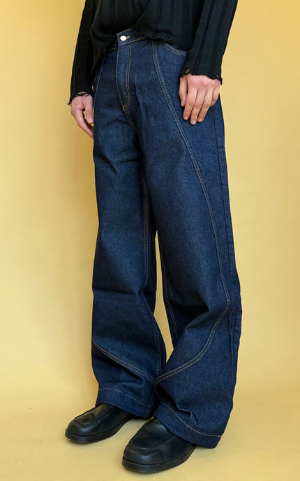 CHICAGO RAW EFFECT BLUE DENIM