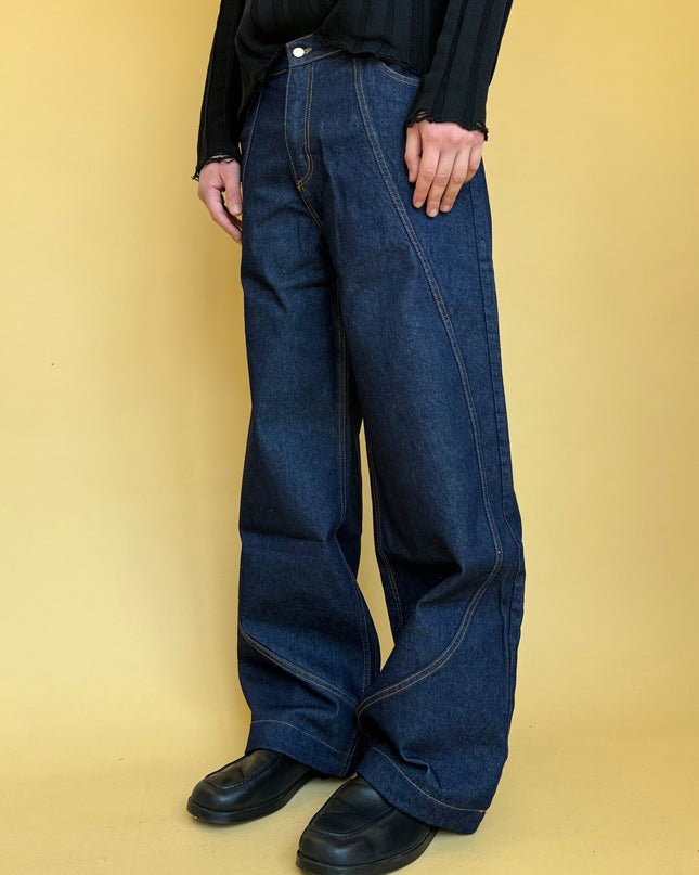 CHICAGO RAW EFFECT BLUE DENIM