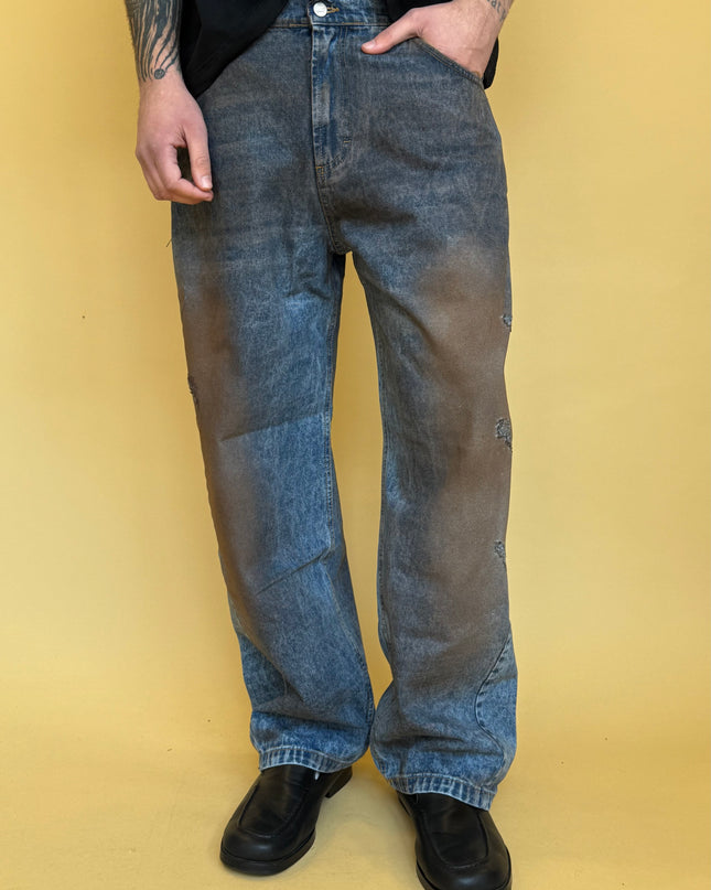BROWN SHADES DENIM