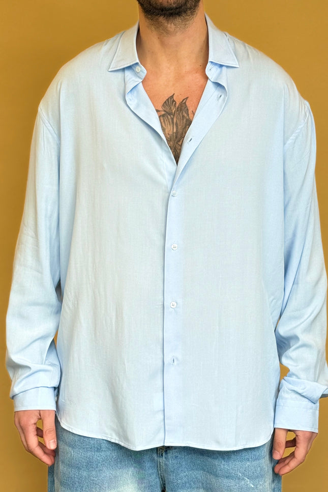 CAMICIA OVERSIZE IN VISCOSA