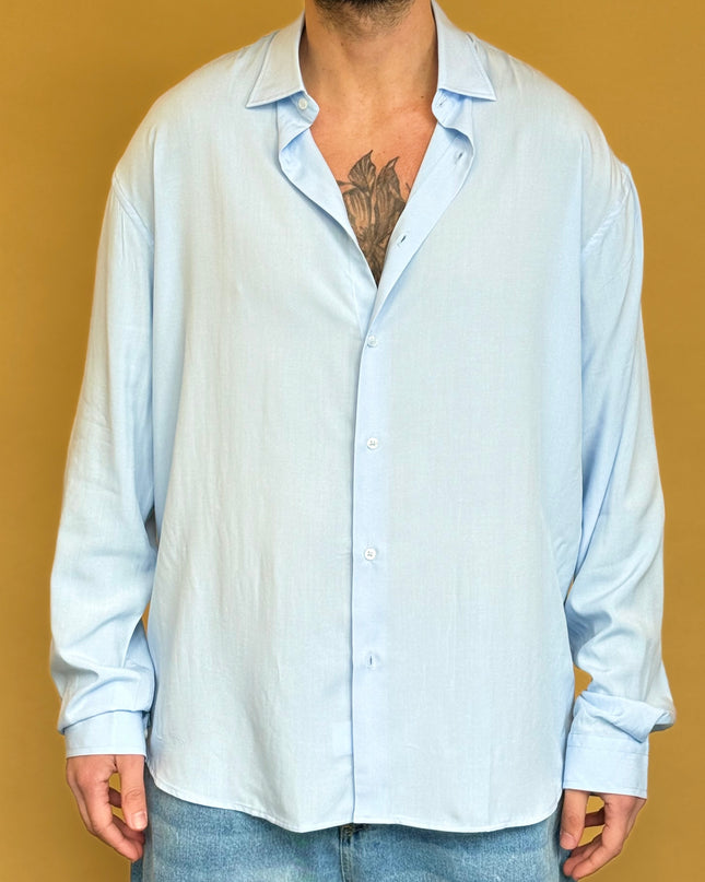 CAMICIA OVERSIZE IN VISCOSA