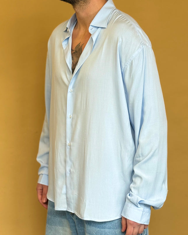 CAMICIA OVERSIZE IN VISCOSA
