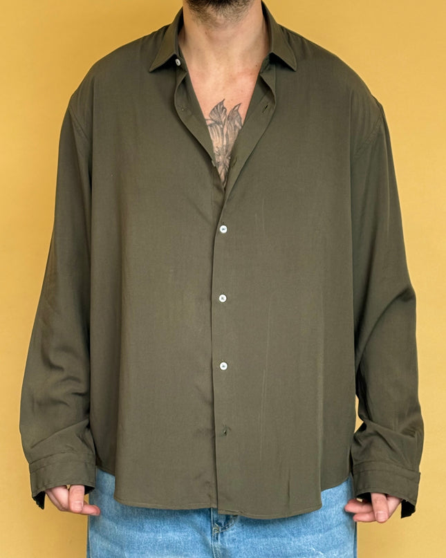 CAMICIA OVERSIZE IN VISCOSA