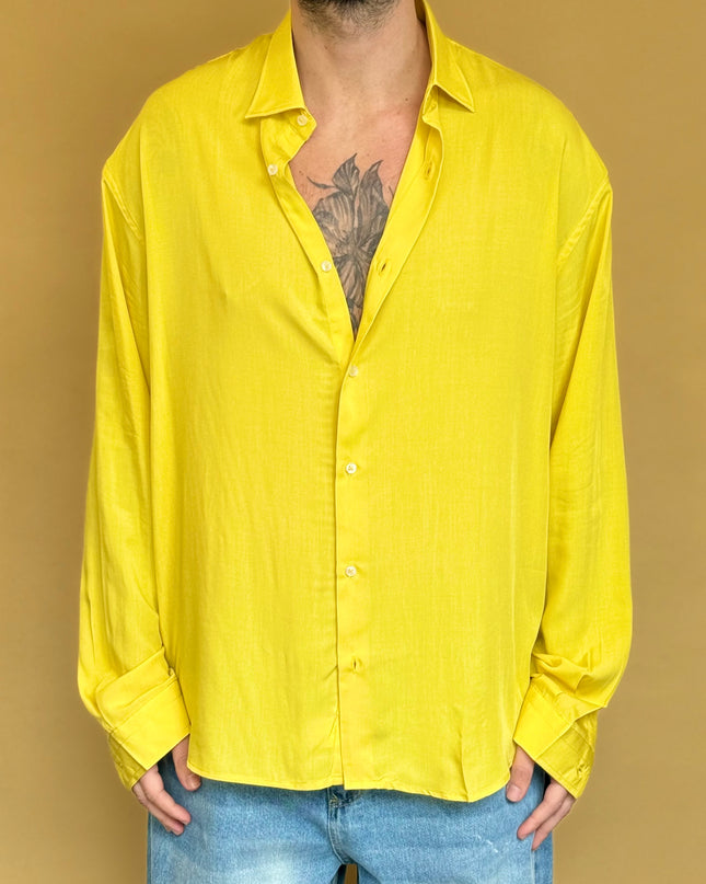 CAMICIA OVERSIZE IN VISCOSA