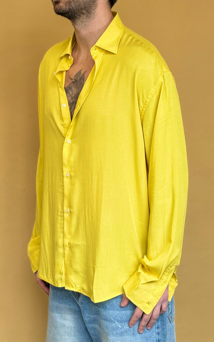 CAMICIA OVERSIZE IN VISCOSA