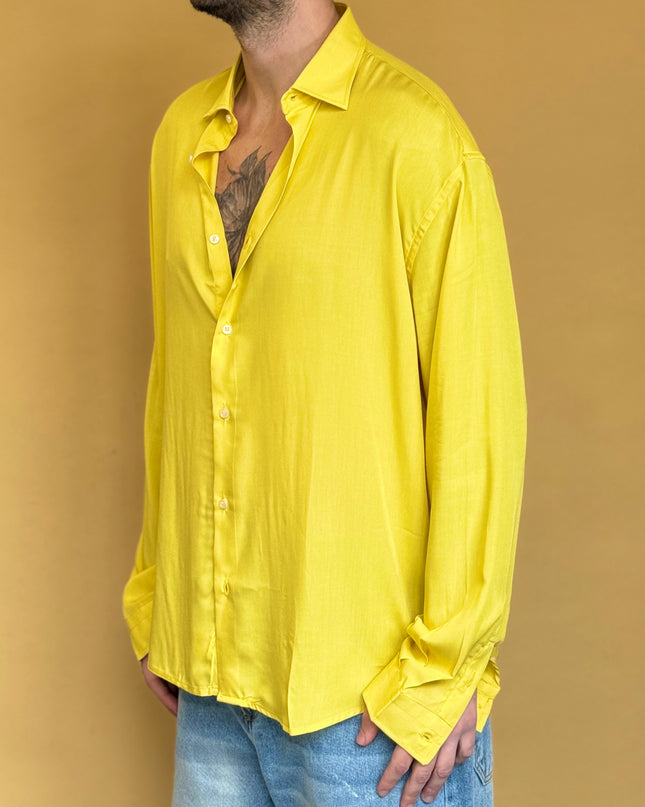 CAMICIA OVERSIZE IN VISCOSA