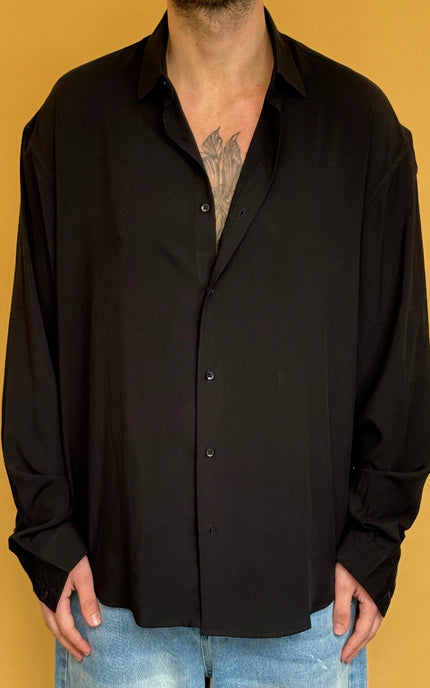 CAMICIA OVERSIZE IN VISCOSA