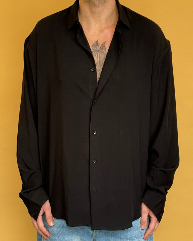 CAMICIA OVERSIZE IN VISCOSA