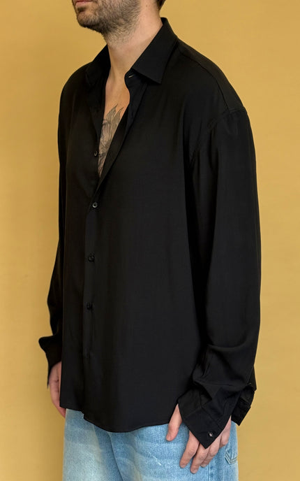 CAMICIA OVERSIZE IN VISCOSA