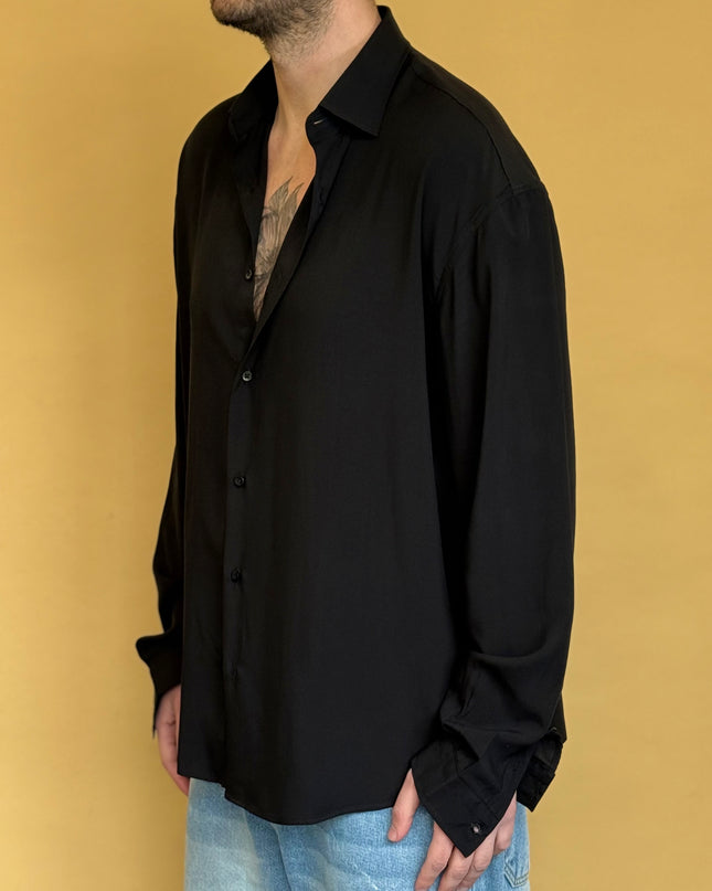 CAMICIA OVERSIZE IN VISCOSA