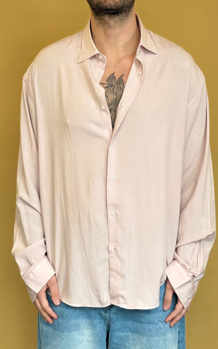 CAMICIA OVERSIZE IN VISCOSA