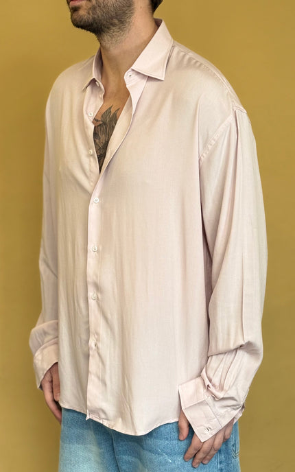 CAMICIA OVERSIZE IN VISCOSA