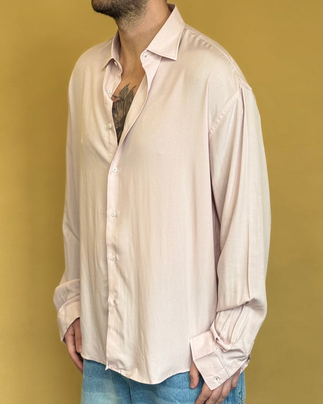CAMICIA OVERSIZE IN VISCOSA