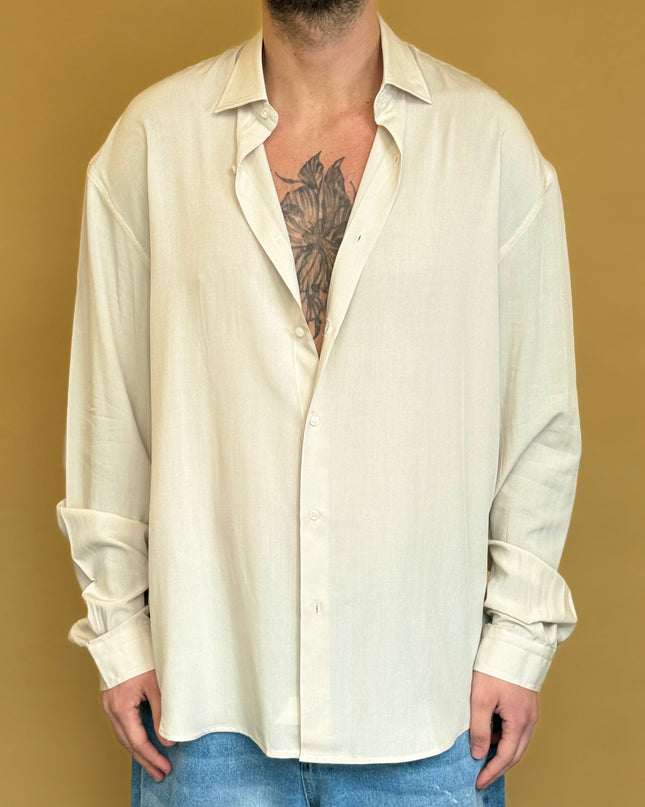 CAMICIA OVERSIZE IN VISCOSA
