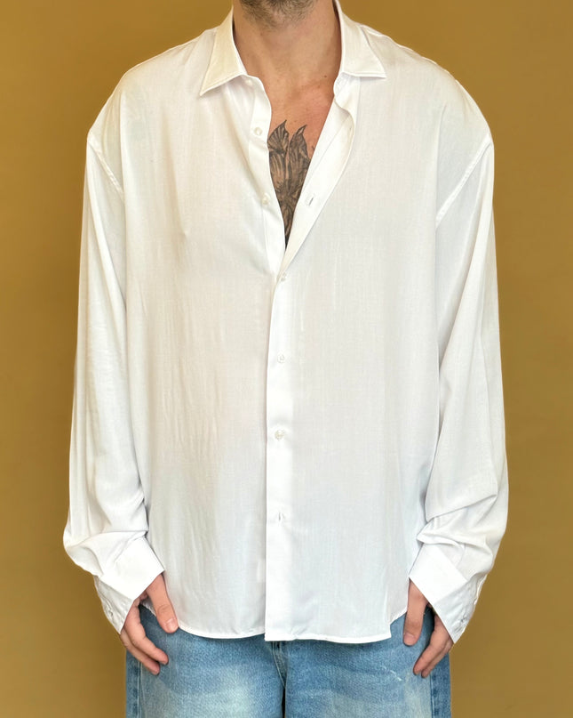 CAMICIA OVERSIZE IN VISCOSA