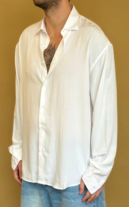 CAMICIA OVERSIZE IN VISCOSA