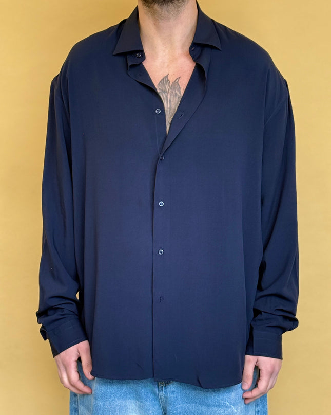 CAMICIA OVERSIZE IN VISCOSA
