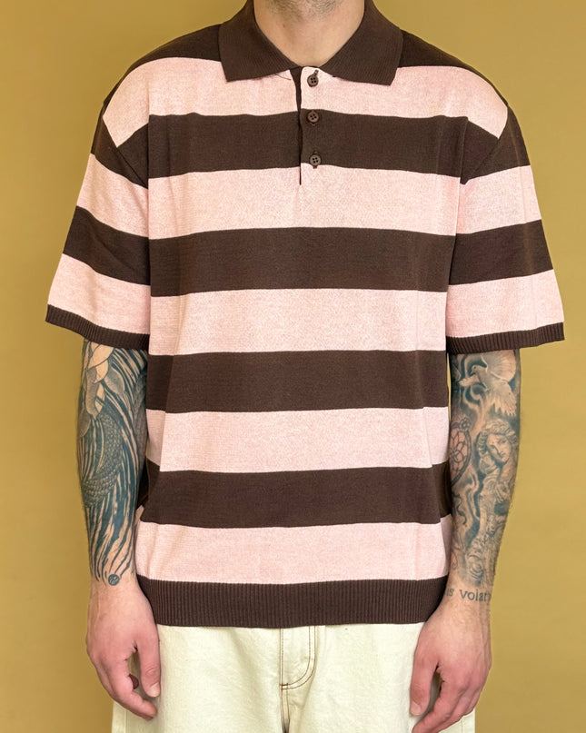 POLO IN MAGLIA A RIGHE