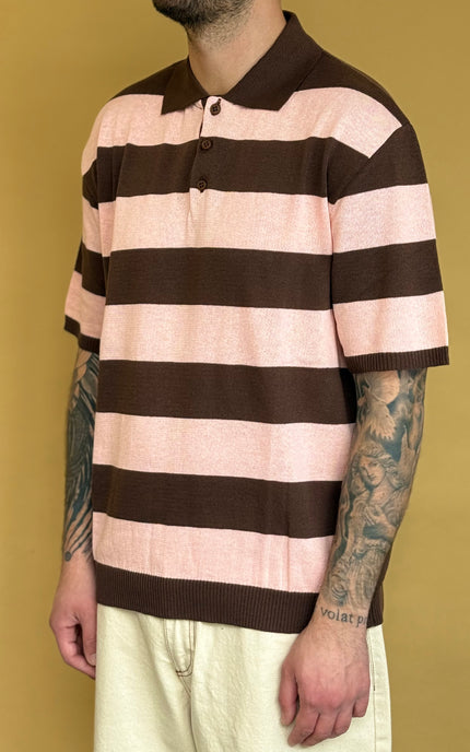 POLO IN MAGLIA A RIGHE