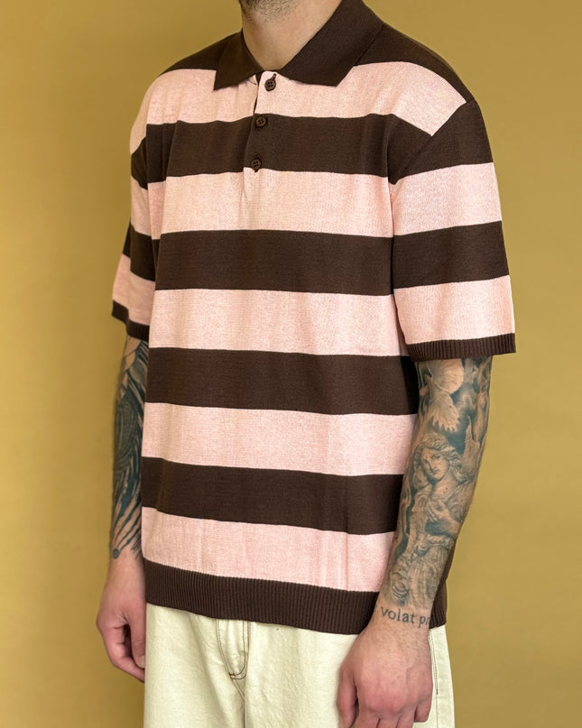 POLO IN MAGLIA A RIGHE