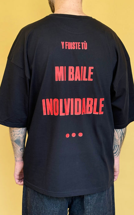 '.. MI BAILE INOLVIDABLE' BLACK TEE