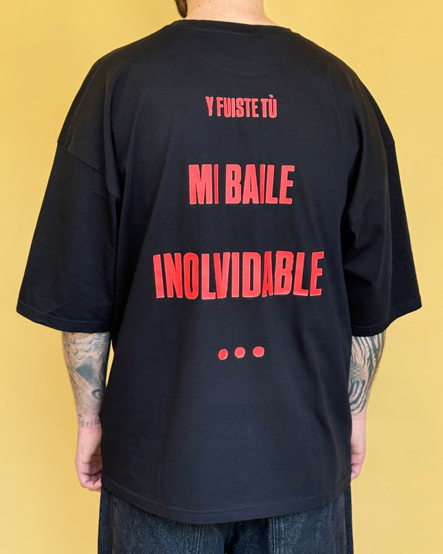 '.. MI BAILE INOLVIDABLE' BLACK TEE