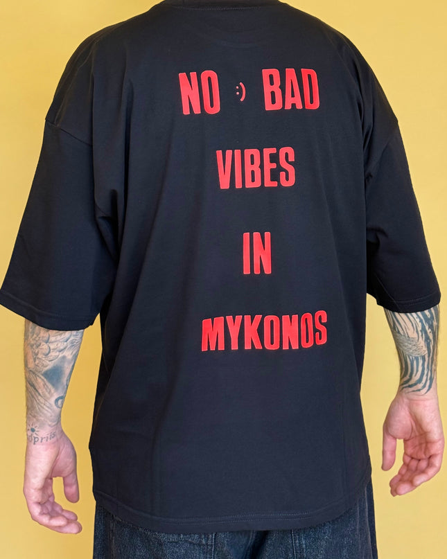'NO BAD VIBES IN MYK' BLACK TEE