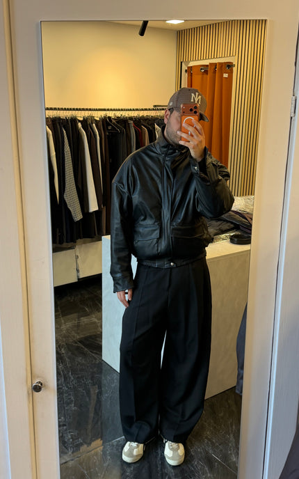 Black Eco Leather Jacket
